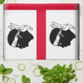 Linge De Cuisine Drapeau de la Sardaigne (Italie) (Plié)