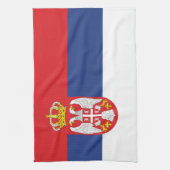 Linge De Cuisine drapeau de la Serbie (Vertical)