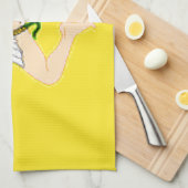 Linge De Cuisine Drapeau de la Sicile (Italie) (Quart Plié)