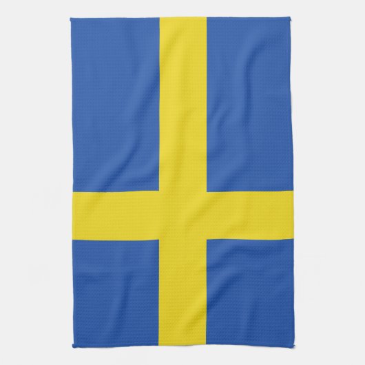 Linge De Cuisine Drapeau de la Suède (Vertical)