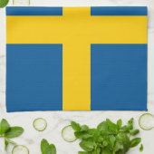 Linge De Cuisine Drapeau de la Suède (Plié)