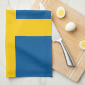 Linge De Cuisine Drapeau de la Suède (Quart Plié)