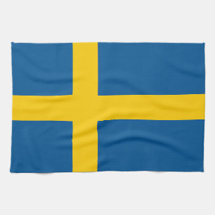 Linge De Cuisine Drapeau de la Suède