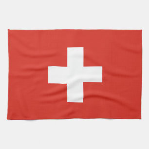 Linge De Cuisine Drapeau de la Suisse
