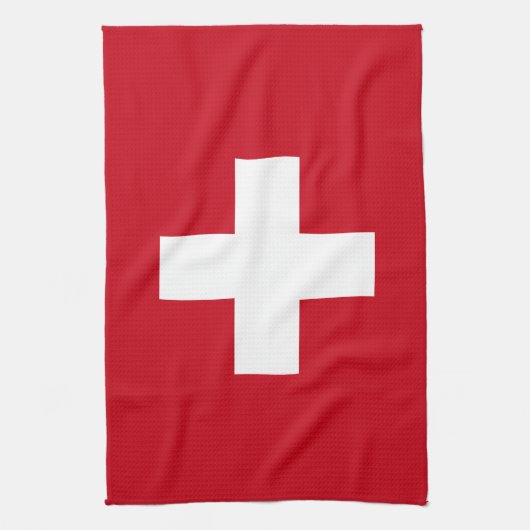 Linge De Cuisine Drapeau de la Suisse (Vertical)