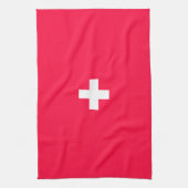 Linge De Cuisine Drapeau de la Suisse modifiée (Vertical)