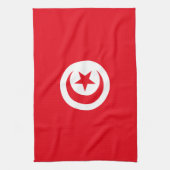 Linge De Cuisine Drapeau de la Tunisie (Vertical)