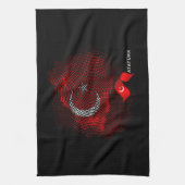 Linge De Cuisine Drapeau de la Turquie (Vertical)