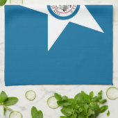 Linge De Cuisine Drapeau de la ville de Houston, Texas Kitchen Towe (Plié)