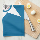 Linge De Cuisine Drapeau de la ville de Houston, Texas Kitchen Towe (Quart Plié)