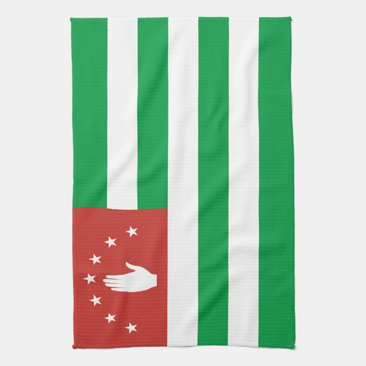 Linge De Cuisine Drapeau de l'Abkhazie patriotique (Vertical)