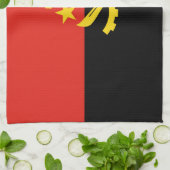 Linge De Cuisine Drapeau de l'Angola (Plié)