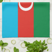 Linge De Cuisine Drapeau de l'Azerbaïdjan (Plié)