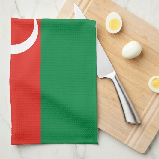 Linge De Cuisine Drapeau de l'Azerbaïdjan (Quart Plié)