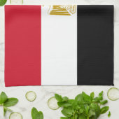 Linge De Cuisine Drapeau de l'Égypte (Plié)