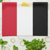 Linge De Cuisine Drapeau de l'Égypte (Plié)