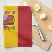 Linge De Cuisine Drapeau de l'Espagne (Quart Plié)