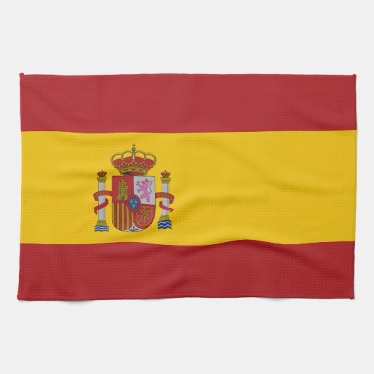 Linge De Cuisine Drapeau de l'Espagne (Horizontal)