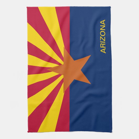 Linge De Cuisine Drapeau de l'État d'Arizona (Vertical)