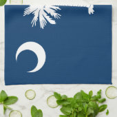 Linge De Cuisine Drapeau de l'État de Caroline du Sud (Plié)