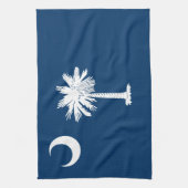 Linge De Cuisine Drapeau de l'État de Caroline du Sud (Vertical)