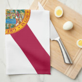 Linge De Cuisine Drapeau de l'État de Floride (Quart Plié)