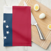 Linge De Cuisine Drapeau de l'État de Géorgie (Quart Plié)