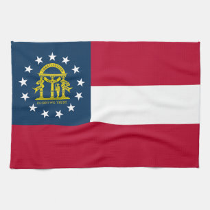 Linge De Cuisine Drapeau de l'État de Géorgie
