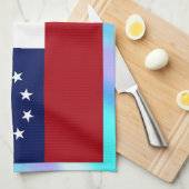 Linge De Cuisine Drapeau de l'État de Géorgie (Quart Plié)