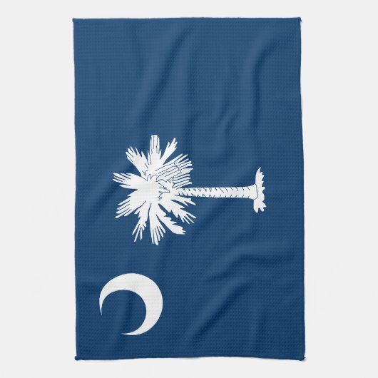 Linge De Cuisine Drapeau de l'État de la Caroline du Sud (Vertical)