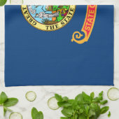 Linge De Cuisine Drapeau de l'État de l'Idaho (Plié)