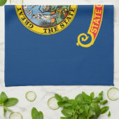 Linge De Cuisine Drapeau de l'État de l'Idaho (Plié)