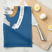 Linge De Cuisine Drapeau de l'État de Louisiane (Quart Plié)