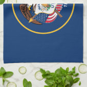 Linge De Cuisine Drapeau de l'État de l'Utah (Plié)