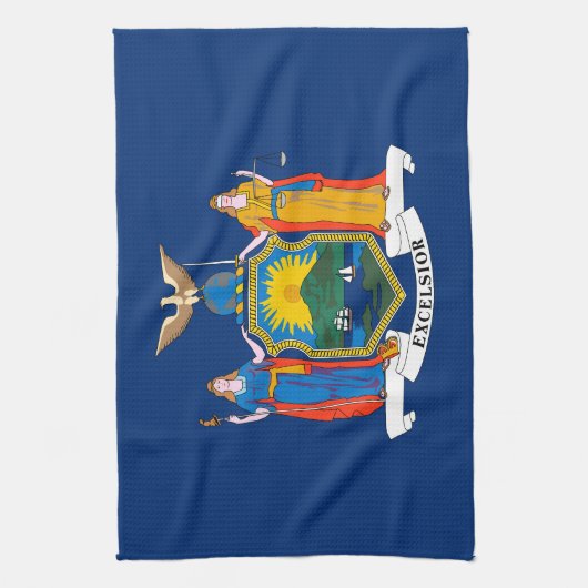 Linge De Cuisine Drapeau de l'État de New York (Vertical)