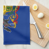 Linge De Cuisine Drapeau de l'État de Pennsylvanie (Quart Plié)