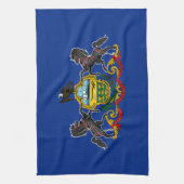 Linge De Cuisine Drapeau de l'État de Pennsylvanie (Vertical)