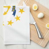 Linge De Cuisine Drapeau de l'État de Rhode Island (Quart Plié)