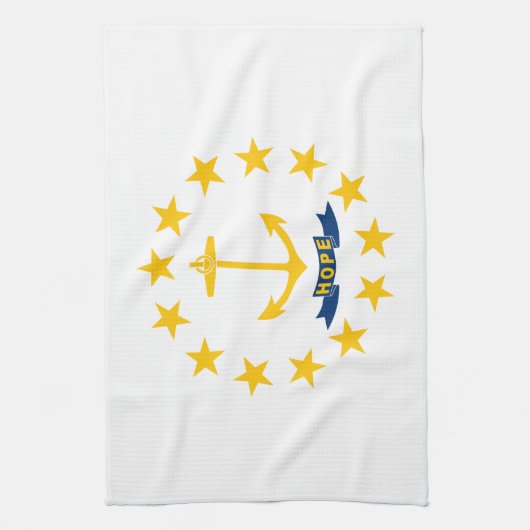 Linge De Cuisine Drapeau de l'État de Rhode Island (Vertical)