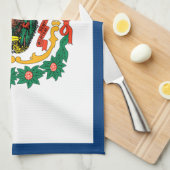 Linge De Cuisine Drapeau de l'État de Virginie occidentale (Quart Plié)