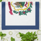 Linge De Cuisine Drapeau de l'État de Virginie-Occidentale (Plié)