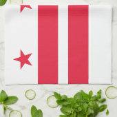 Linge De Cuisine Drapeau de l'État de Washington DC (Plié)