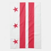 Linge De Cuisine Drapeau de l'État de Washington DC (Vertical)