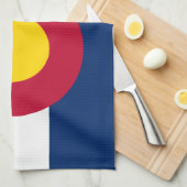 Linge De Cuisine Drapeau de l'État du Colorado (Quart Plié)