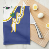 Linge De Cuisine Drapeau de l'État du Connecticut (Quart Plié)