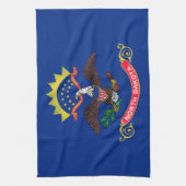 Linge De Cuisine Drapeau de l'État du Dakota du Nord (Vertical)