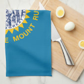 Linge De Cuisine Drapeau de l'État du Dakota du Sud (Quart Plié)