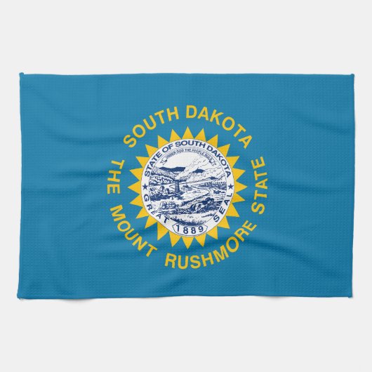 Linge De Cuisine Drapeau de l'État du Dakota du Sud (Horizontal)
