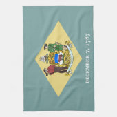 Linge De Cuisine Drapeau de l'État du Delaware (Vertical)