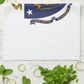Linge De Cuisine Drapeau de l'État du Massachusetts (Plié)